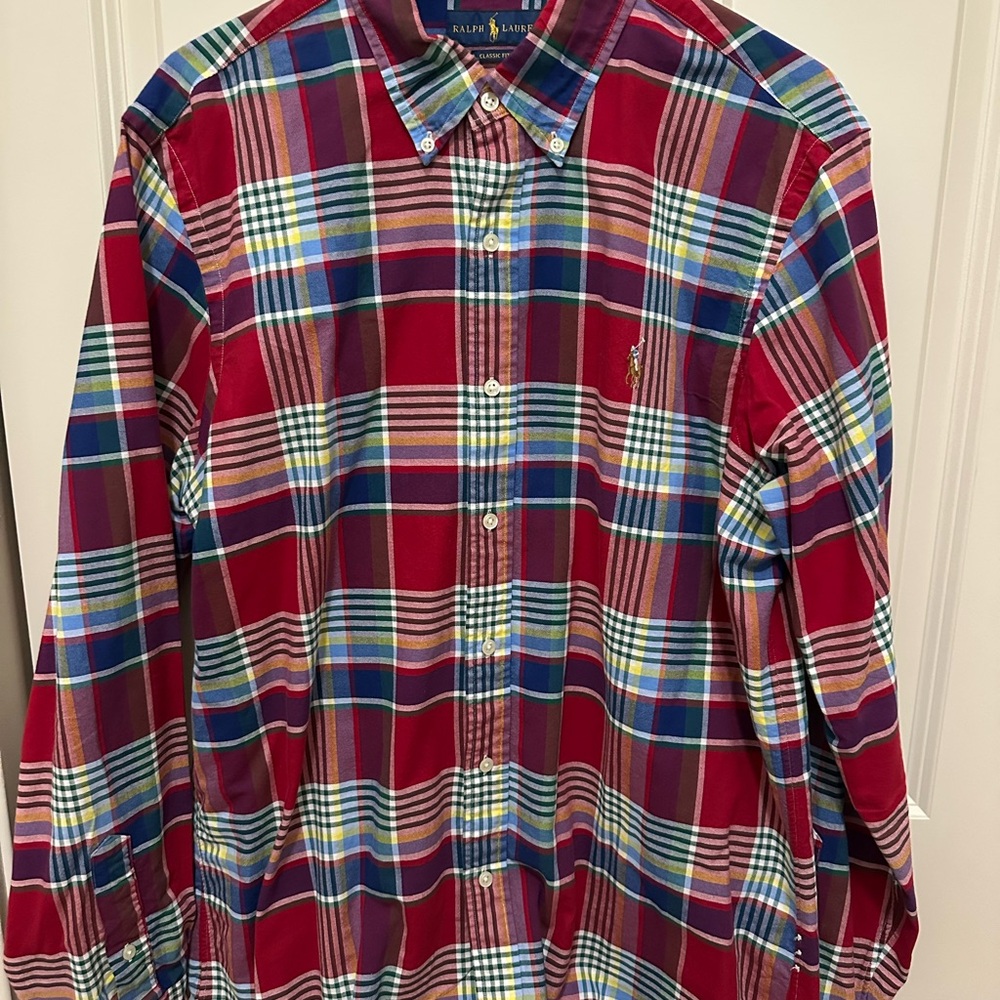 Ralph Lauren Men's Multicolor Plaid Shirt